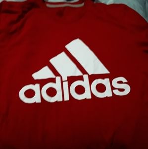 Red ADIDAS tee
